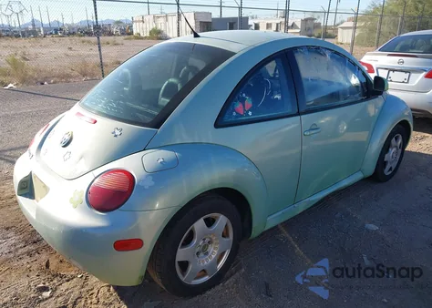 2000 Volkswagen New Beetle Gls Tdi из США, поврежденный, VIN 3VWCF21C8YM468743